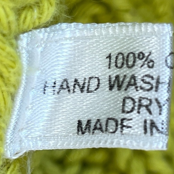 Vintage Rico Hand Knits Chunky Knit Cropped Statement Buttons Cotton Cardigan - Picture 11 of 12